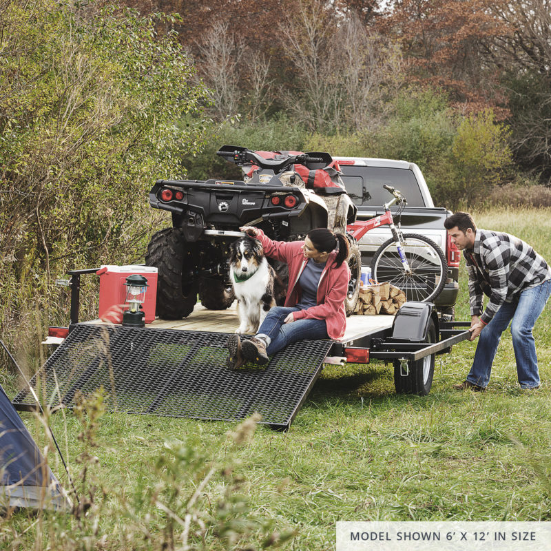 Karavan Trailer's Steel Utility Trailer Showing 6 x 12 Model