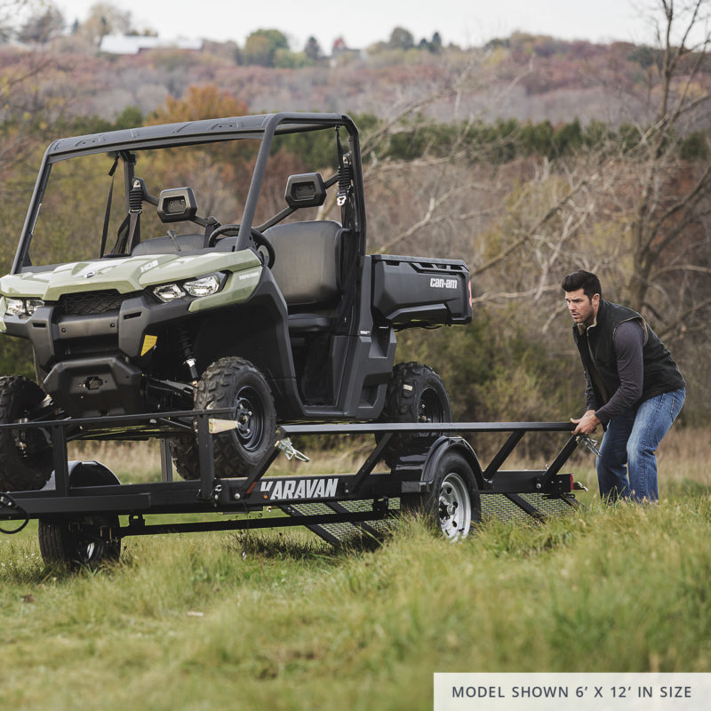 Karavan Trailer's Steel Utility Trailer Showing 6 x 12 Model