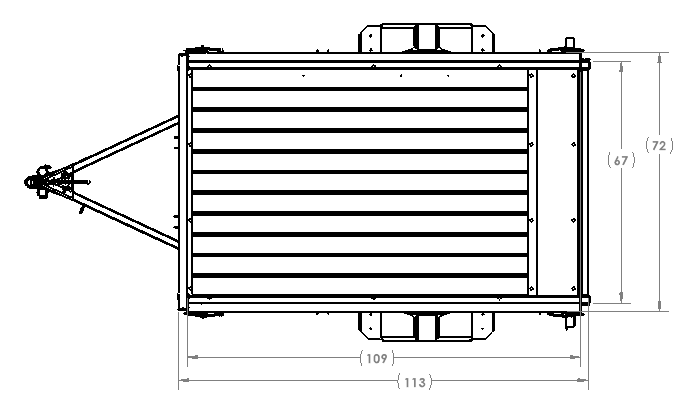 5.5x9ft. Steel Utility Trailer CAD