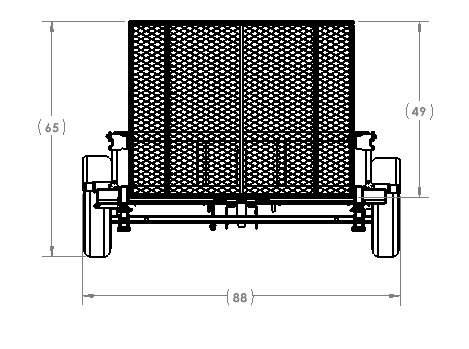 5.5x9ft. Steel Utility Trailer CAD