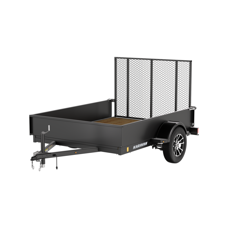 6 x 8 ft. Solid Wall Steel Utility Trailer